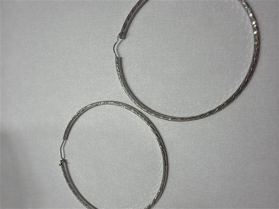 Orecchini Domar Donna Cerchi argento 925 diamantati in Argento ORAR-488-280 - ORAR-488-280